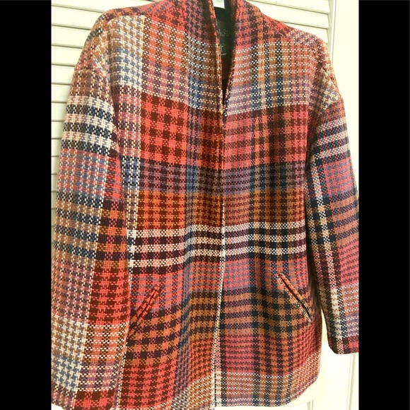 Rachel Zoe plaid coat - Picture 8 of 15